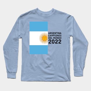 Argentina Campeones del Mundo 2022 Long Sleeve T-Shirt